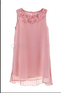 Vestido feminino sem mangas, gola redonda, cor rosa, tecido 100% algodão, estilo suave, modelagem emagrecedora, ideal para verão, tamanho L