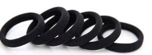 Elástico para cabelo feminino, alta elasticidade, sem emenda, durável, modelo minimalista para rabo de cavalo