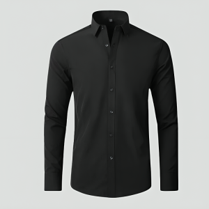 Camisa de manga comprida em poliéster