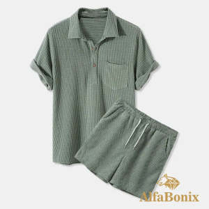 Hemp cotton men's shirt