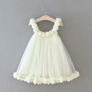 Flor Lace Vestido de rede