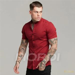 Polyester quick-drying stretch breathable short sleeve