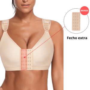 Soutien casual feminino de nylon