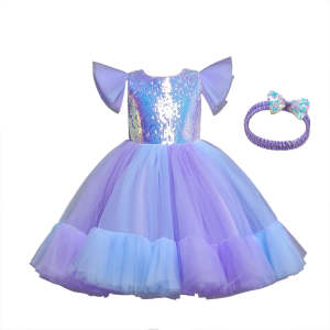 Vestido de princesa para crianças