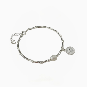 Pulseira de contas de moda galvanizada feminina