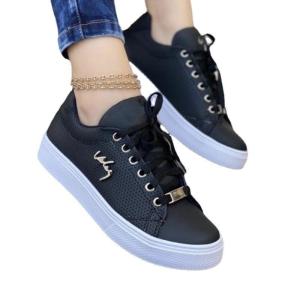 Cintos de borracha para senhora e sapatos casuais e versáteis