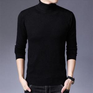 Pulôver casual de moda de poliéster masculino