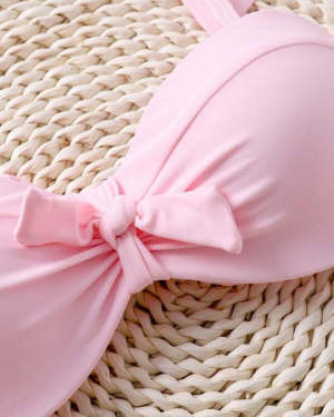 Conjunto de maiô feminino de poliéster