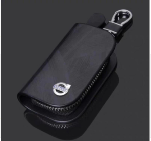 Leather car key protection case