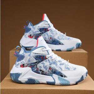 Men's rubber basketball shoes