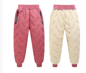 Men's lamb wool cotton pants