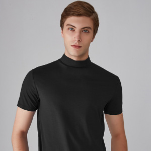 Men's Polyester Knitted T-Shirt