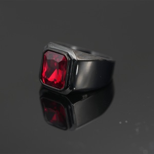 Men's copper finger ring