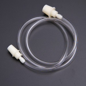 Conjunto de conexão de plástico com tubo flexível de silicone