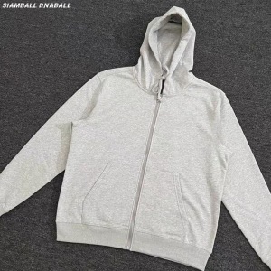 Novo moletom com capuz cinza estilo verão para homem, tamanho G, 100% algodão.