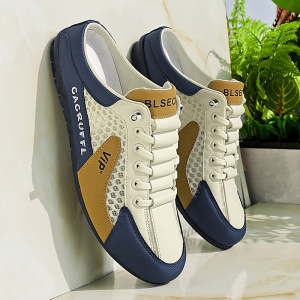 Chinelo de PU com sola grossa e respiravel cor bege tamanho 39