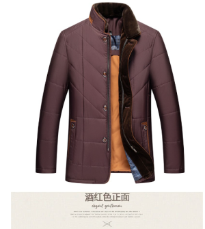 Vinho vermelho 180 jaqueta de poliéster masculina