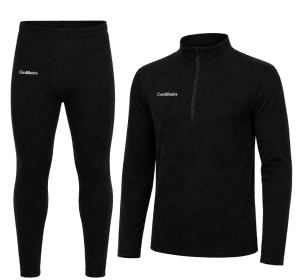 Terno térmico de lã preto 3XL